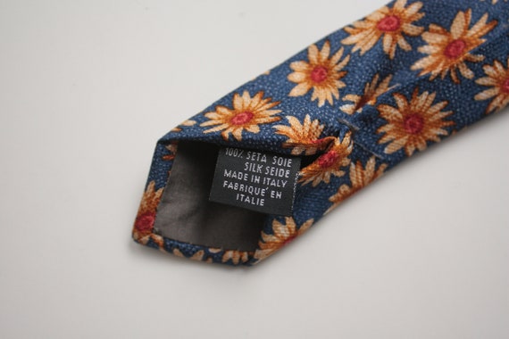 Kenzo Floral Vintage Silk Tie Made In Italy - image 4