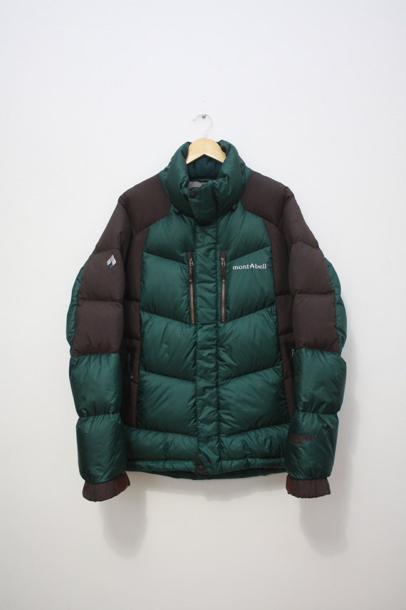 Montbell EX800 Green Puffer Down Jacket Men's Lar… - image 1