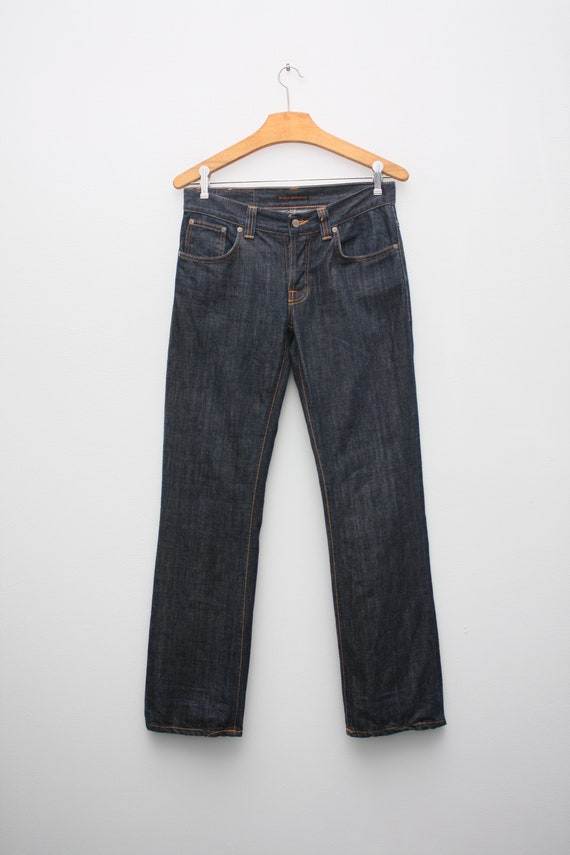 Nudie Jeans Dark Navy Rinsed Denim
