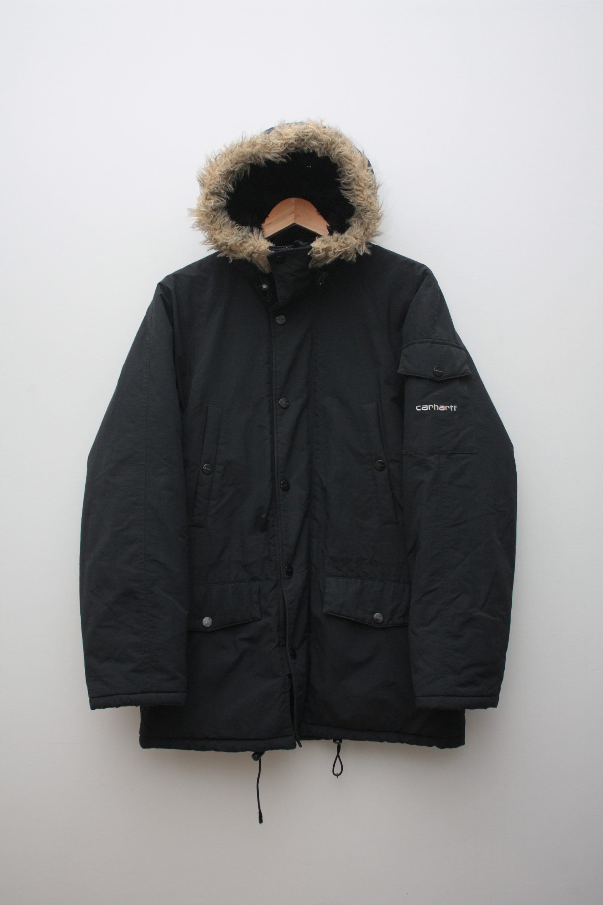 Carhartt WIP Anchorage Parka Navy - Etsy Canada