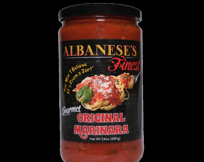 Albanese's Finest Gourmet Pasta Sauce - (2 jar price!) Classic marinara.  You Won't Believe It's From A Jar! TM