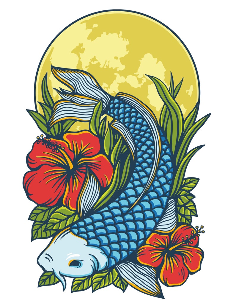 Download Set KOI fish clipart fish svg koi fish vector fishing eps ...
