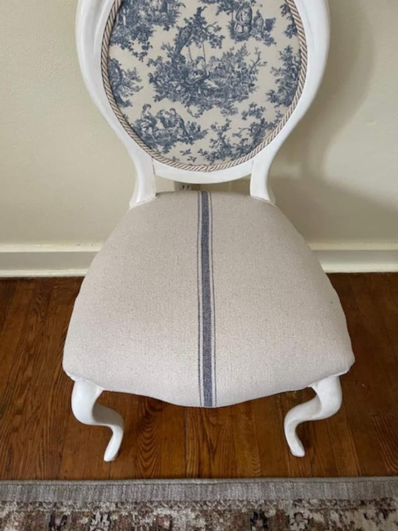 Vintage Victorian Chair French Country Farmhouse Shabby Chic shipping