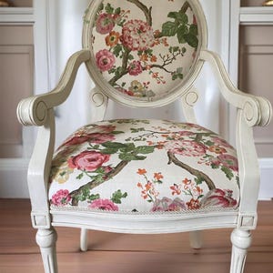 Vintage French Bergere Chair French Country *Shipping Is Not Free* Vintage Chair Shabby Chic Farmhouse Side Chair Occasional Chair