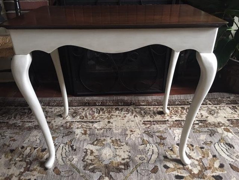 Bombay Company Queen Anne Side Table Etsy