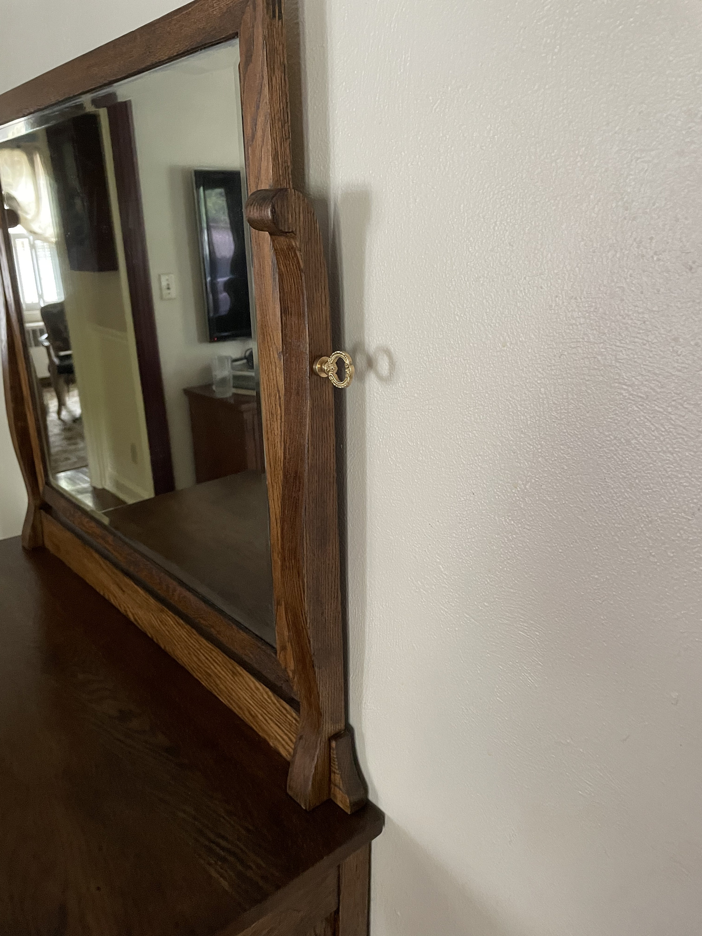 Antique Tiger Oak Dresser shipping is Not Free Entryway Console