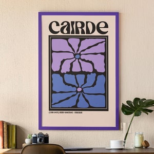 Cairde Friends Art Print Irish Gaeilge Art Print Irish Phrase, Irish Language, Irish Gifts, Home Decor, Friendship Gift, Irish Artist Poster