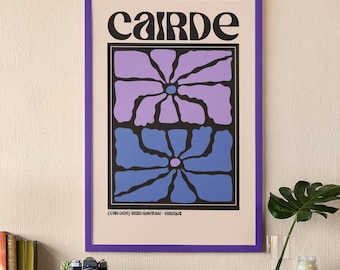 Cairde Friends Art Print Irish Gaeilge Art Print Irish Phrase, Irish Language, Irish Gifts, Home Decor, Friendship Gift, Irish Artist Poster