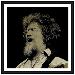 Luke Kelly Art Print The Dubliners Tribute Raglan Road, Folk Music, Song Grace, Buy Irish Art, Traditional Ballads, Framed Prints Ireland