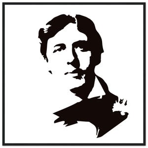 Oscar Wilde Framed Art Print Literary Print, Famous Irish Writer, Wall Art, Home Decor