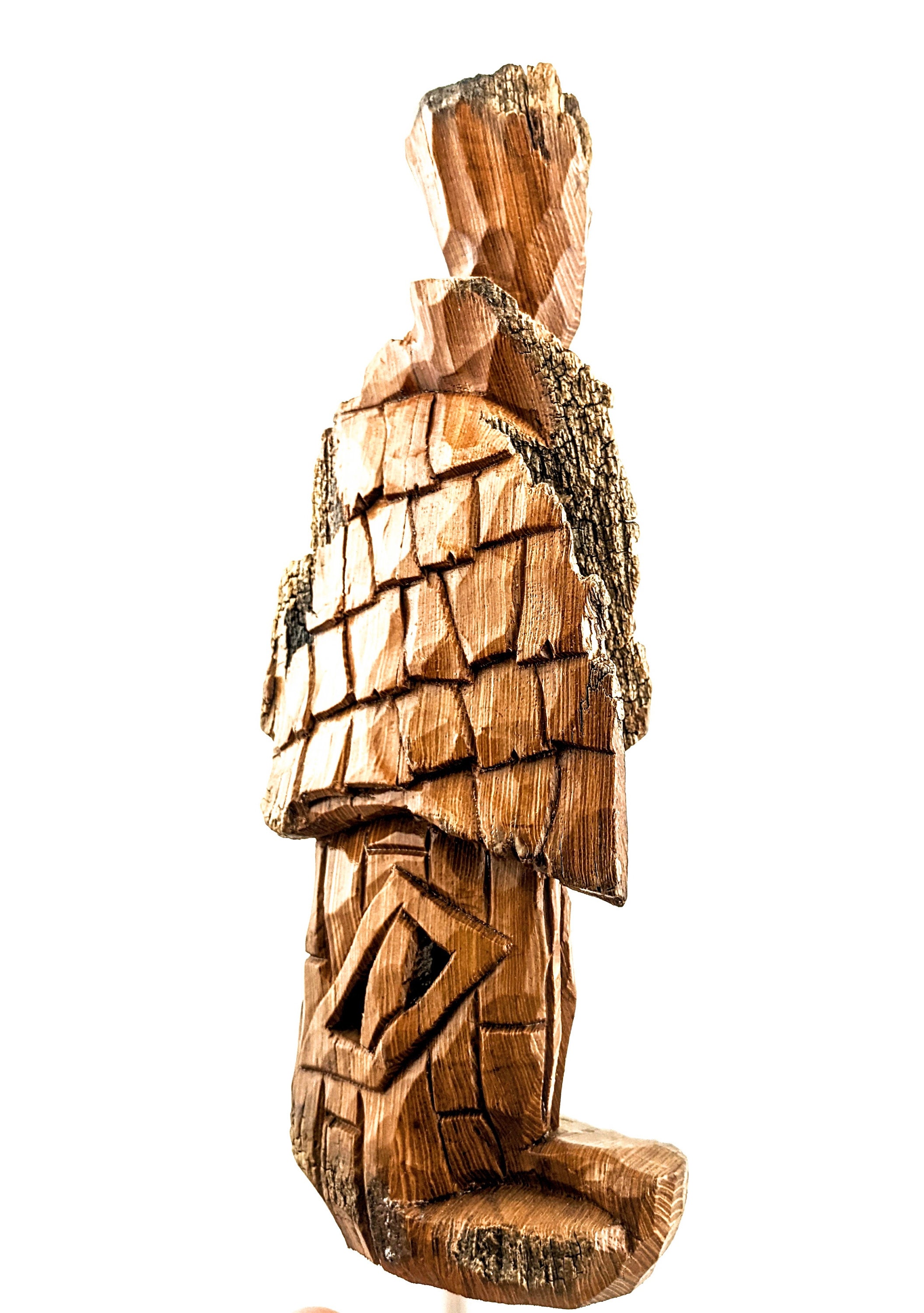 Cottonwood Bark House Bark House Hand Carved Wood Carving Etsy