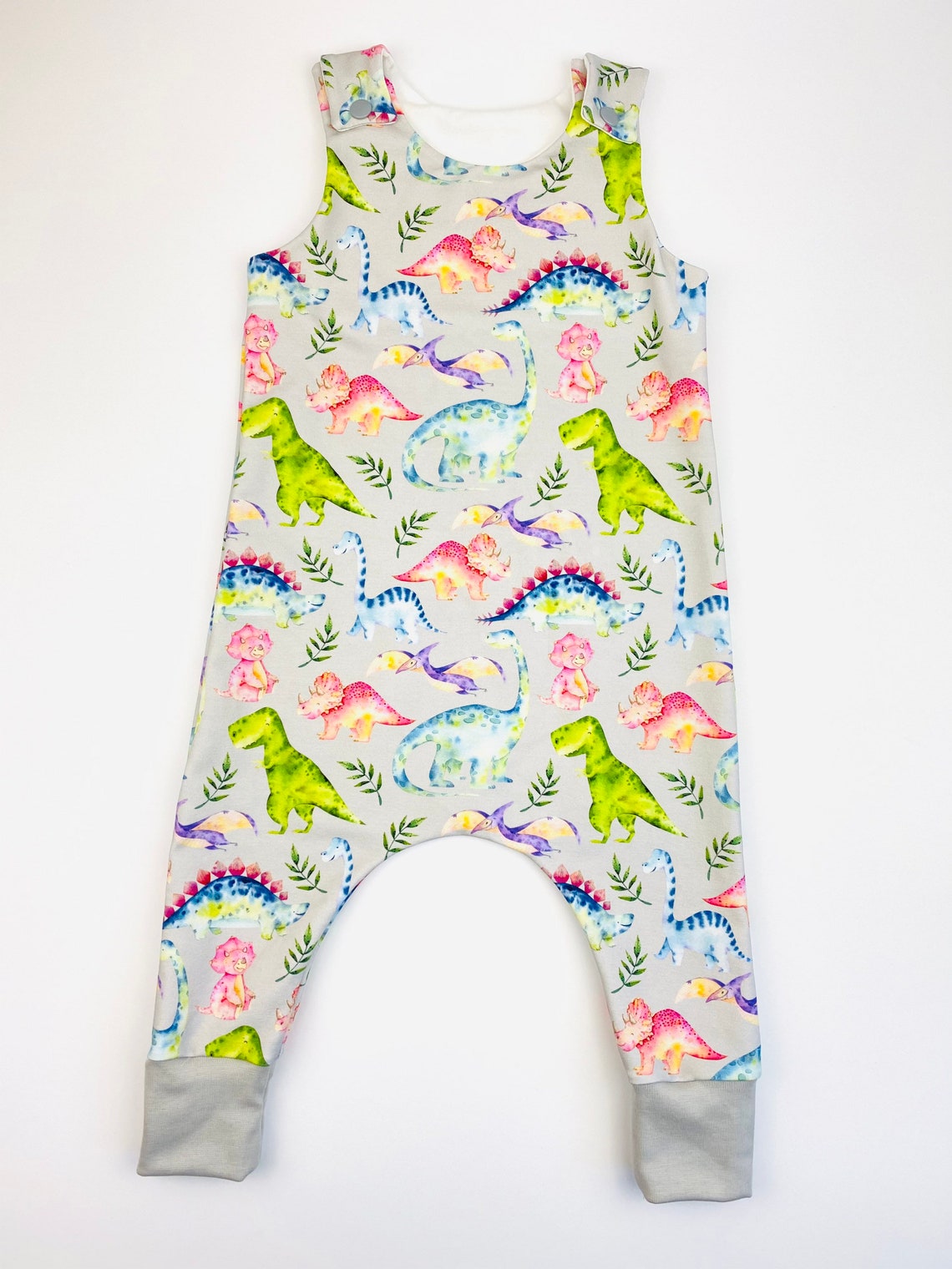 Dinosaur romper baby toddlers rompers Etsy
