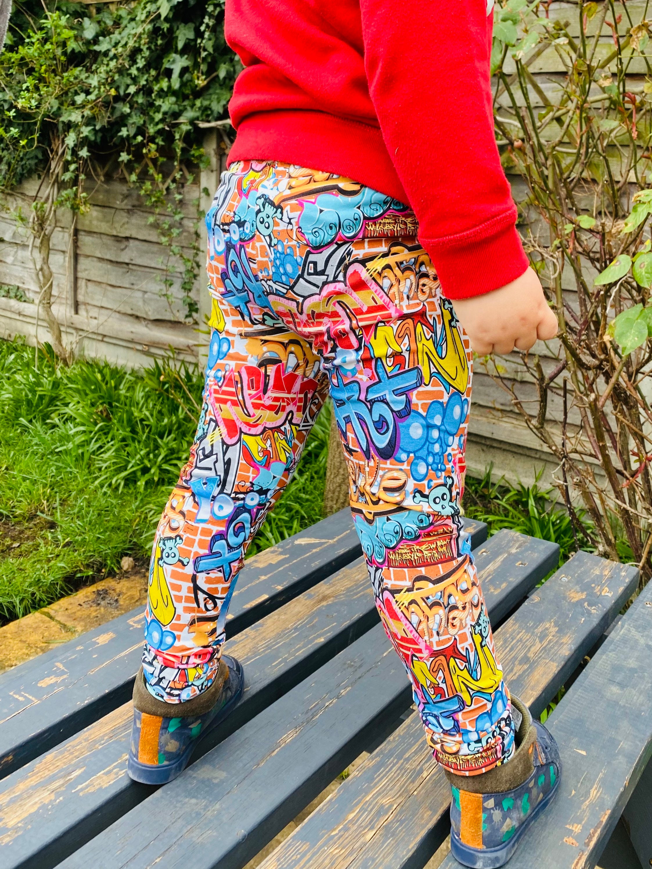 funky kids leggings