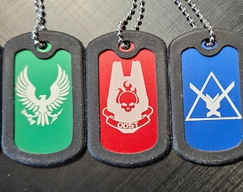 Personalized Halo Dog Tags