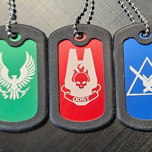 Personalized Halo Dog Tags - Etsy