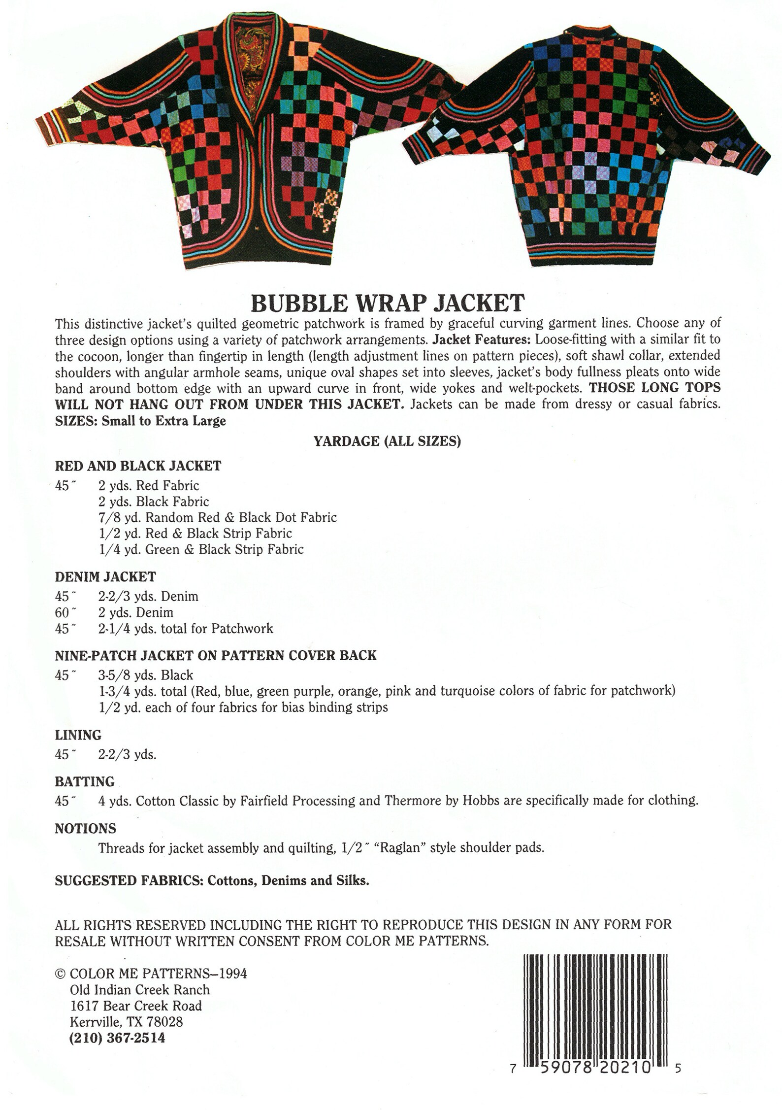 Creative Clothing Pattern Bubble Wrap Jacket 3 Distinctive Etsy