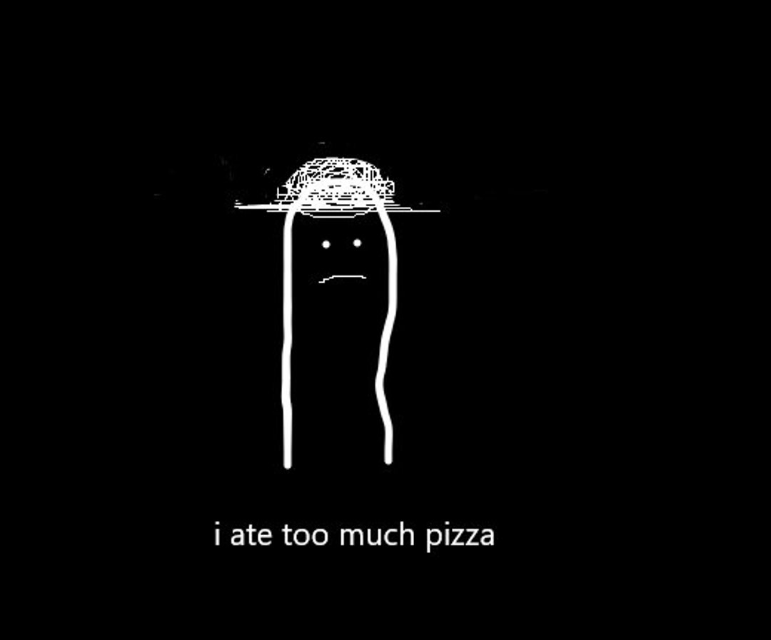 I Ate Too Much Pizza - Etsy