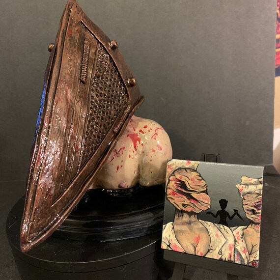 Pyramid Head Silent Hill Bust Sculpt With Mini Canvas -  Finland