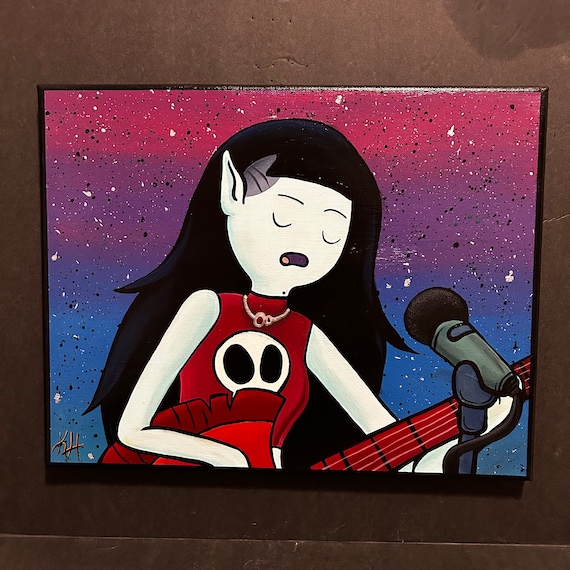 Adventure Time Marceline the Vampire Queen Canvas Painting - Etsy