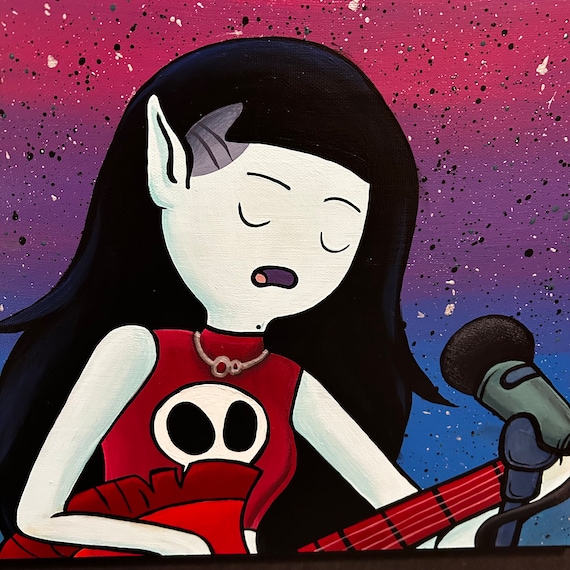 Adventure Time Marceline the Vampire Queen Canvas Painting - Etsy