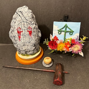 Midsommar Ättestupa rock sculpture set