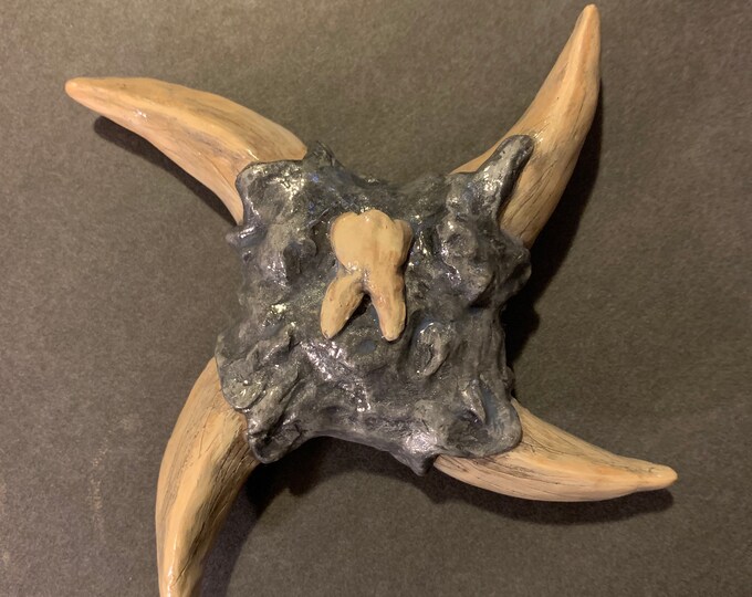 Jeepers Creepers Tooth and Bone Ninja Star Etsy
