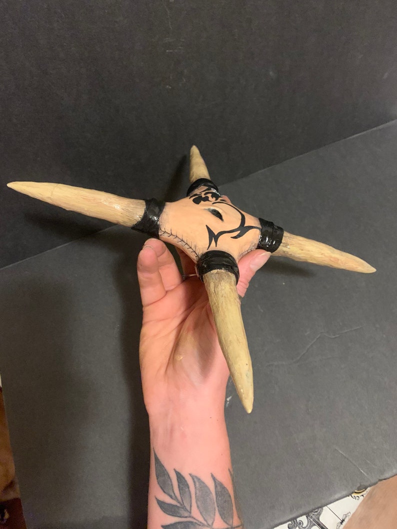 Jeepers Creepers Belly Button Throwing Star Sculpt Etsy