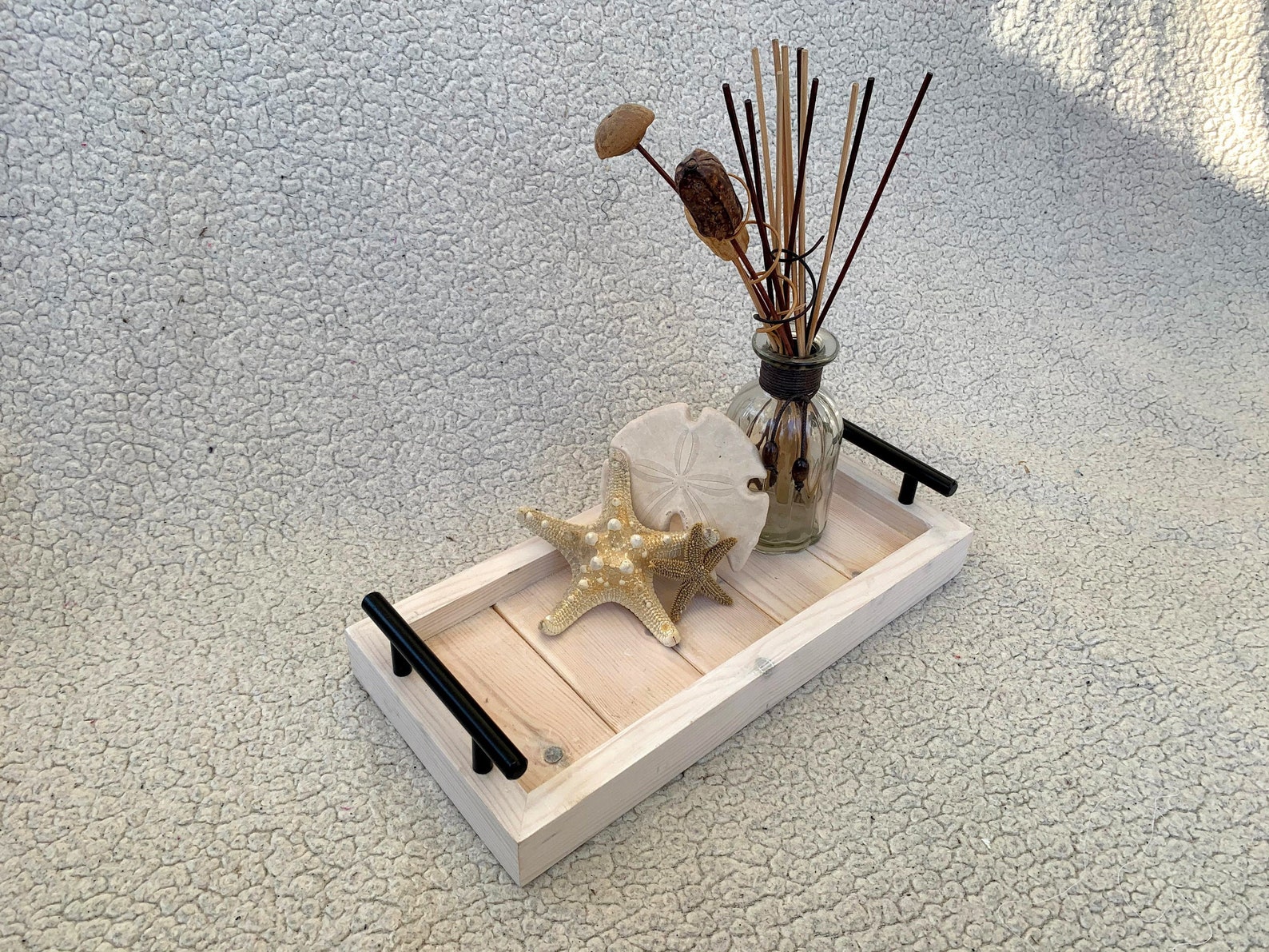 Rustic Wood Vanity Tray Cosmetics Tray Jewelry Tray Small Etsy