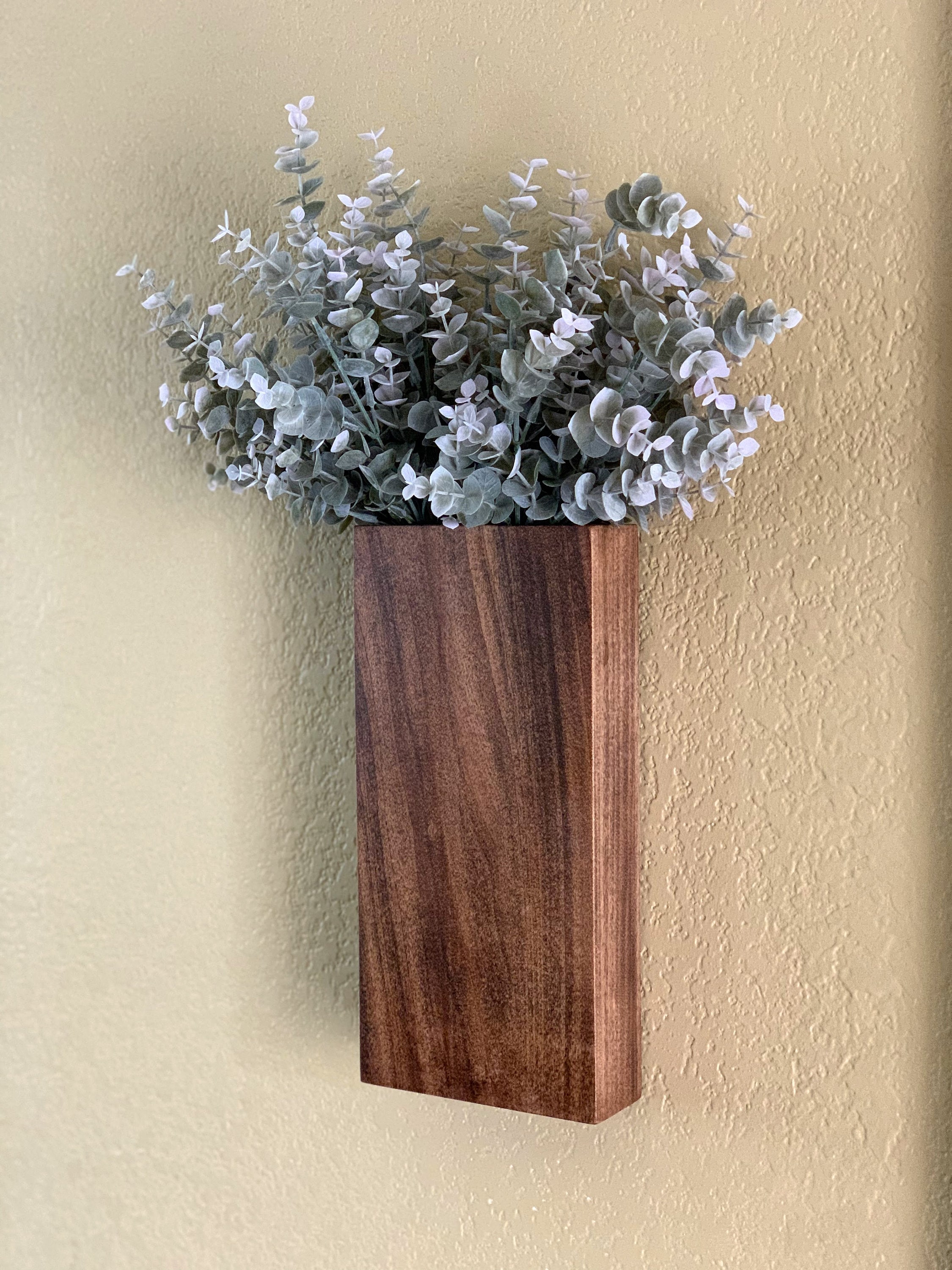 Wall Hanging for Greenery Wall Hanging Planter Faux Plant Holder Modern