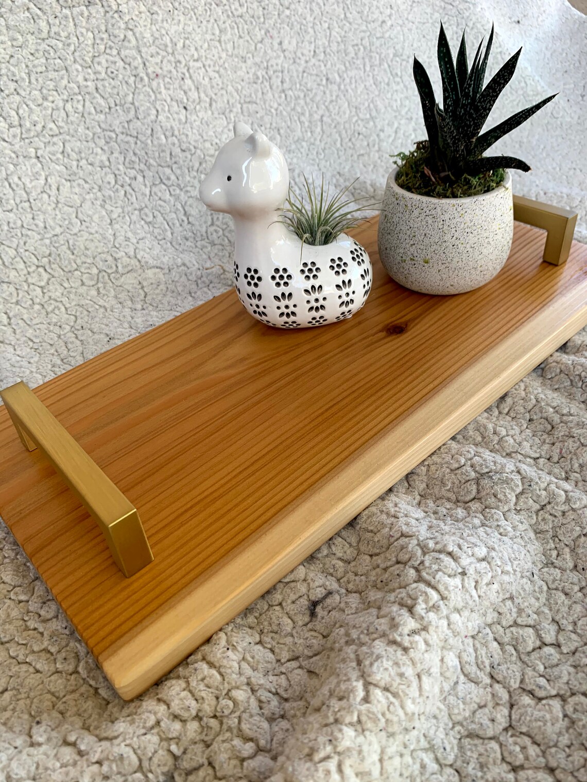 Rustic Wood Vanity Tray, Cosmetics Tray, Jewelry Tray, Small Decorative Tray, Small Wood Tray