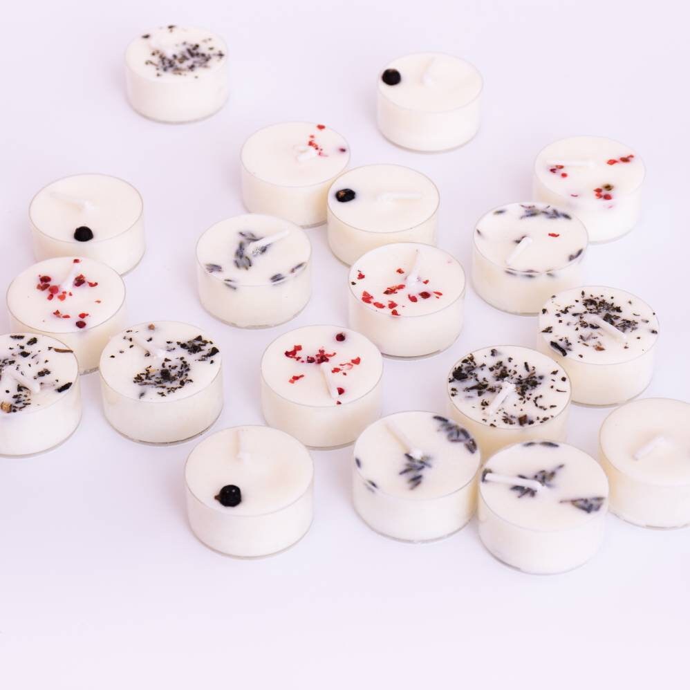 Luxury Essential Oil Tealight Candles Which Mood Etsy UK