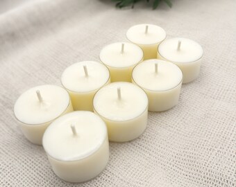 Un Scented Large Soy Wax Tealight Candles