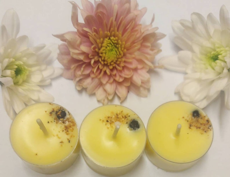Luxury Essential Oil Tealight Candles Which Mood Christmas Etsy UK