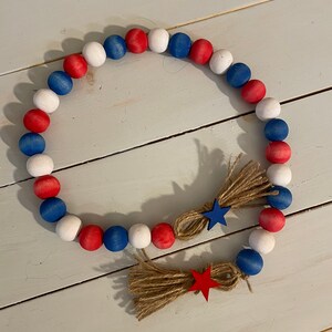 Wood Bead Garland, Gifts for, Home Decor, Gift, Decor for the home, Gift for her, Gifts, Gifts for, Decor, home, Kitchen, home decorations