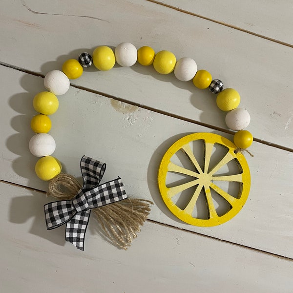 Farmhouse Beads Garland Etsy