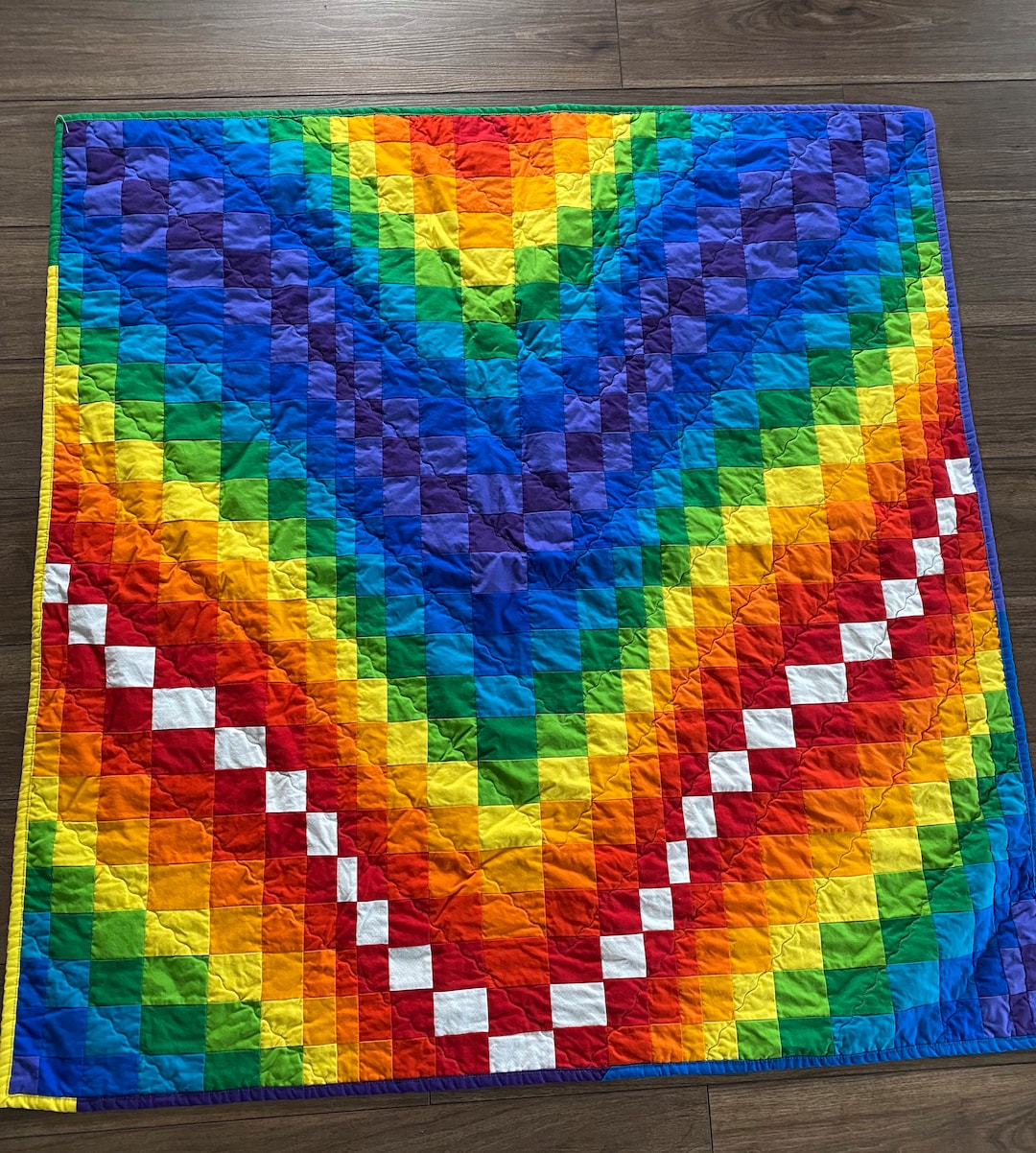 Baby Bargello Quilt Etsy