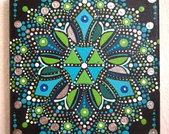 Mandala Painting, Mandala Painting 15x15