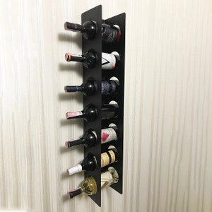 ワインラック ワインアクセサリー 壁掛けラック 7ボトルホルダーユニット 棚 壁掛け