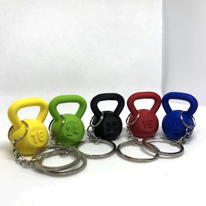 Schlüsselanhänger Hantel Kettlebell Gym Fitness Geschenk