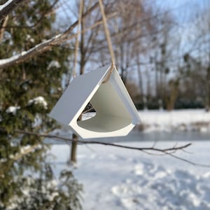 Bird feeders, Hanging bird feeder, Hanging bird feeder, Bird feeder outdoor, Handmade bird feeder, post mount bird feeder on tree branch
