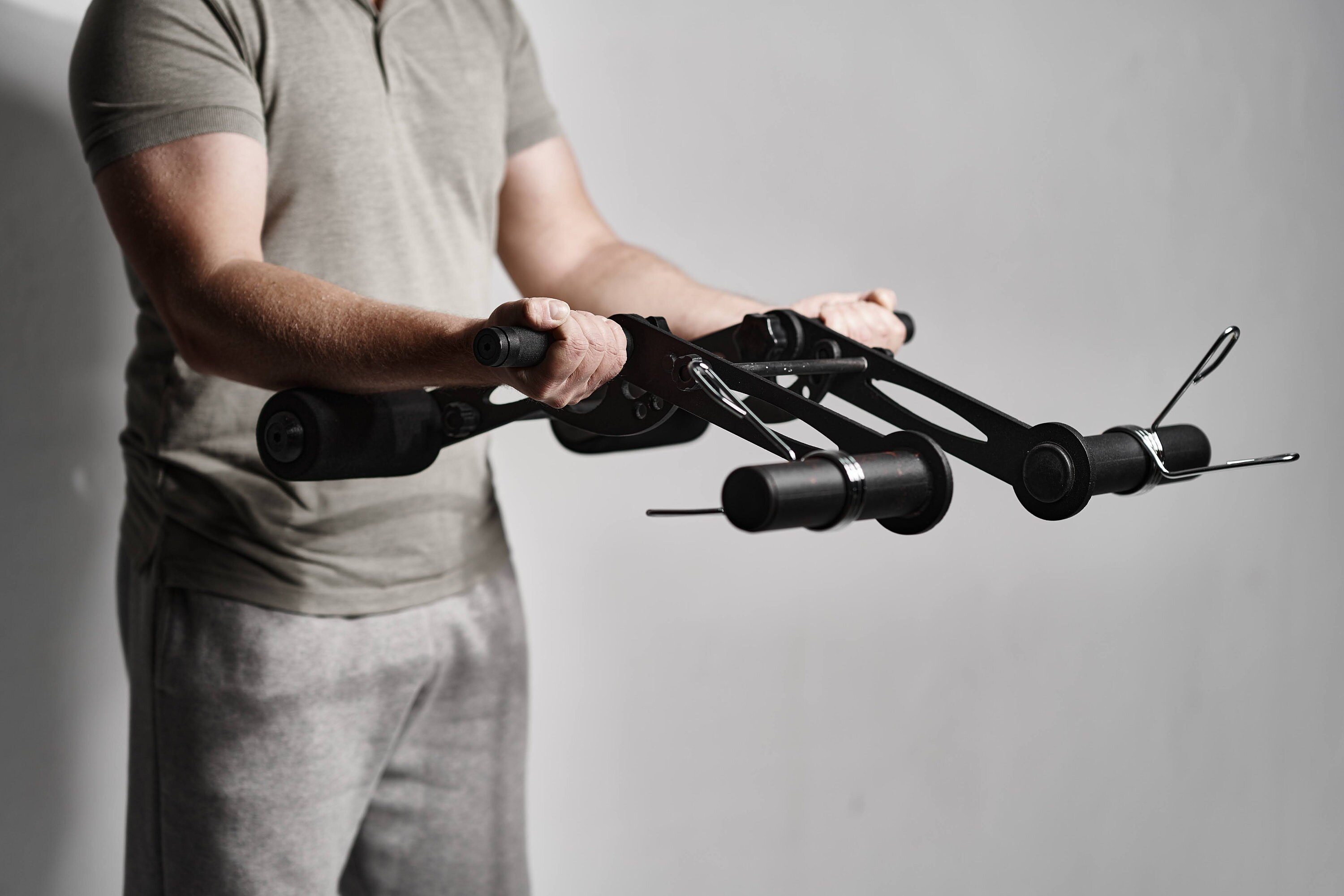 Lever Curl Bar Home Gym Lat Bar Etsy