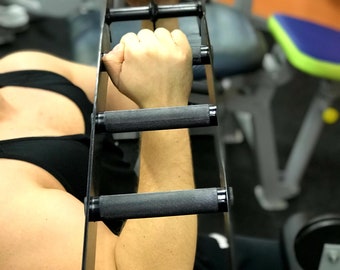 GymPin のステンレススチール LITE D-HANDLE BAR 20