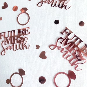 Future Mrs - Personalised confetti / Hen Do decor / Hen party decorations / Table scatter / Bridal Party / Wedding