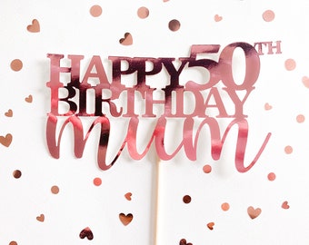 Personalised Birthday Cake Topper