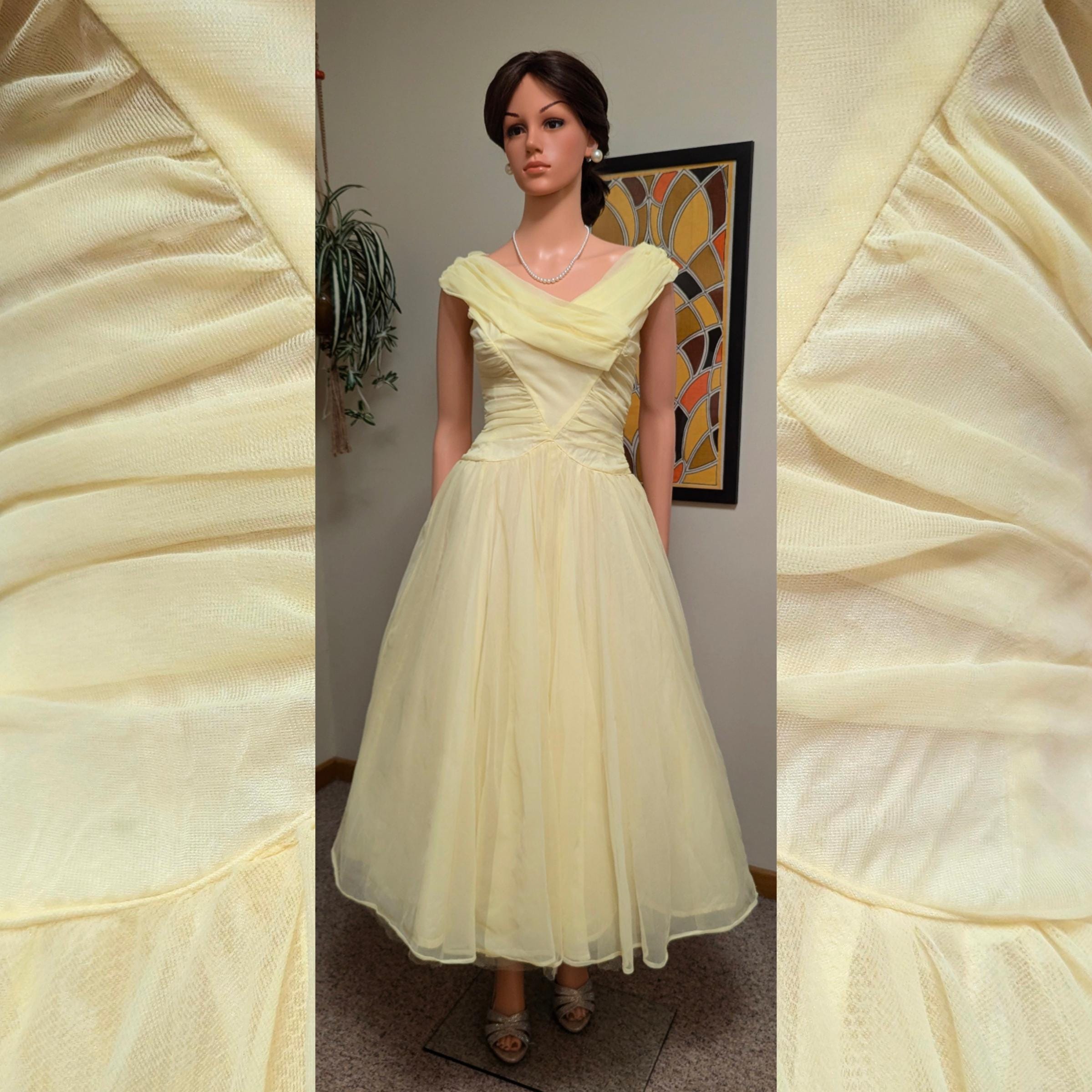 50s Formal Dress - Etsy