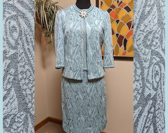 1950s Beaded Harvey Nichols Evening Gown. Medium - 31" Waist, 40" Chest.  Silver Blue, Fringed, Maxi, Party - Etsy