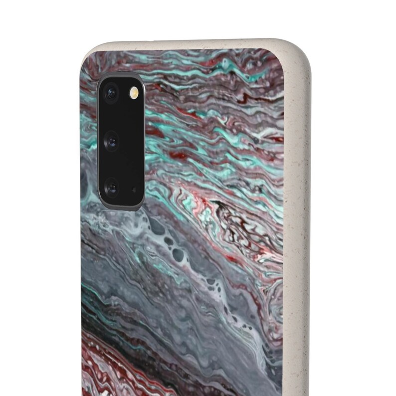 Current Space Original Design By Tony Alunni Biodegradable Phone Case iPhone 12 iPhone 11 Samsung Galaxy S20