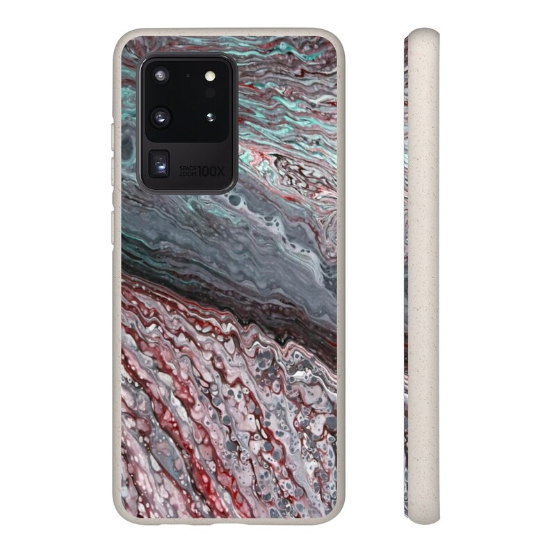 Current Space Original Design By Tony Alunni Biodegradable Phone Case iPhone 12 iPhone 11 Samsung Galaxy S20