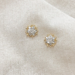 Starburst stud earring