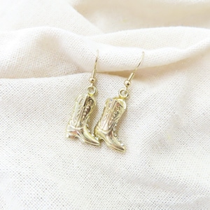 Dangling Cowboy Boots earring